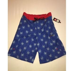 Airwalk Mens Swim Shorts Small Marina Royal NWT